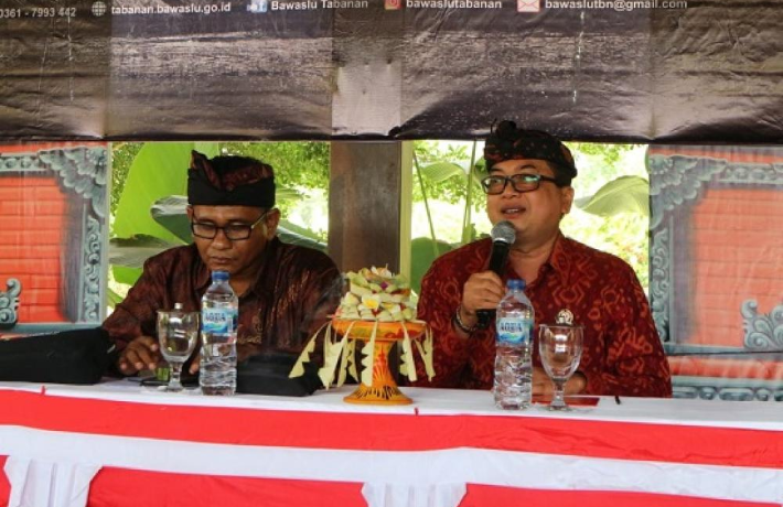 Bawaslu Tabanan Gelar Sosialisasi Pengawasan Partisipatif