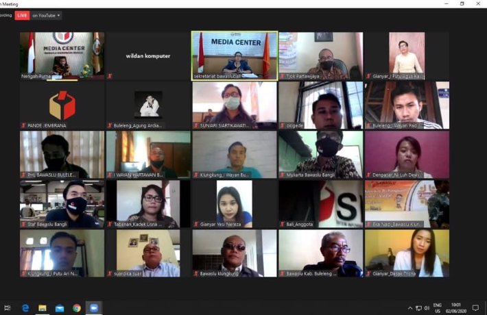 Bawaslu Provinsi Bali menyelenggarakan Tahapan pembelajaran audio visual SKPP