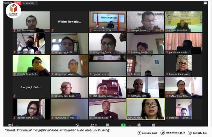 SKPP Daring ke-6 membahas “Mekanisme Penyelesaian Sengketa Pemilu”