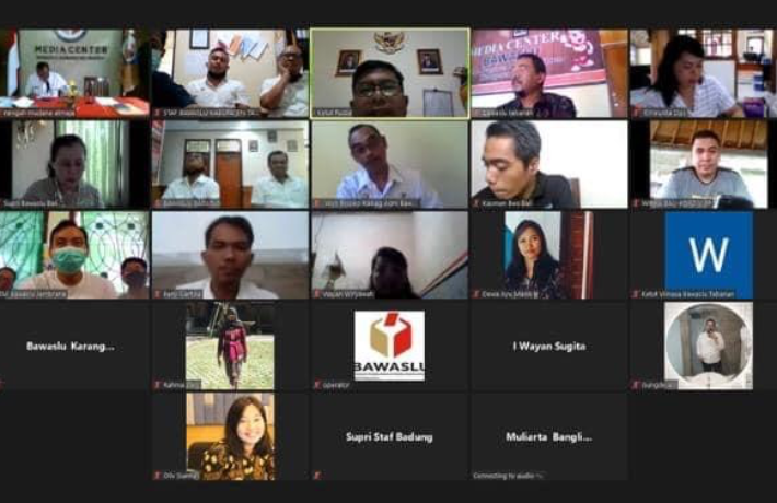 Bawaslu Bali selenggarakan webinar Hukum, Humas dan Datin