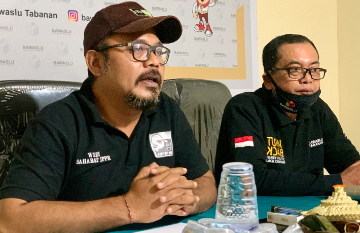 Komisioner Bawaslu Bali Bapak I Wayan Widyardana Putra Supervisi Bawaslu Tabanan