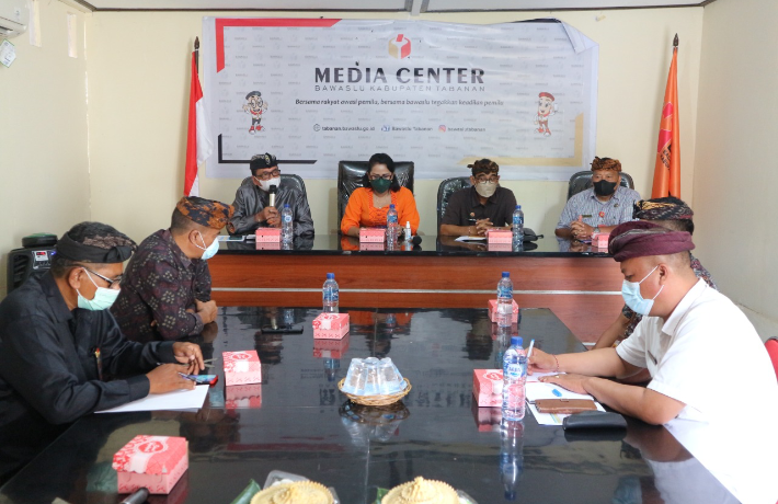 Rapat Penyusunan Rencana Kerja dan Anggaran, Bawaslu Tabanan Gandeng Kesbangpol Tabanan