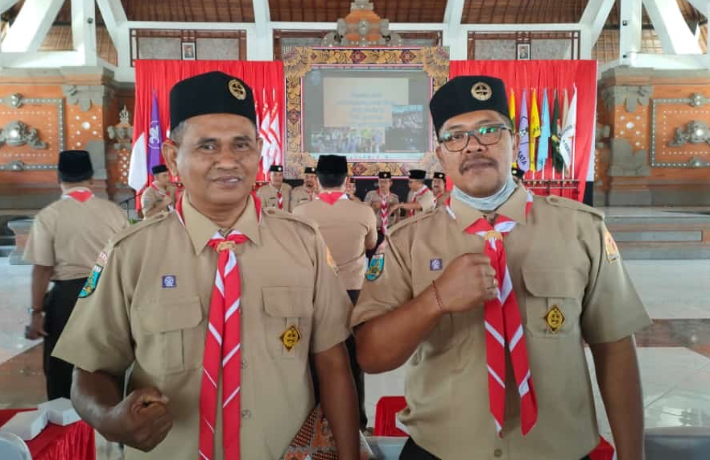 Bupati Tabanan Lantik Ranting dan  Saka Gerakan Pramuka  2020-2025