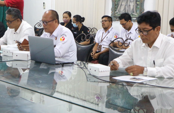 Bawaslu Tabanan Hadiri Rapat Sharing Pendanaan Pilkada Tahun 2024