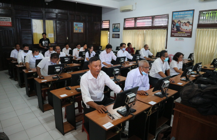 Lolos Administrasi, 97 Calon Panwascam se-Kabupaten Tabanan Ikuti Tes CAT