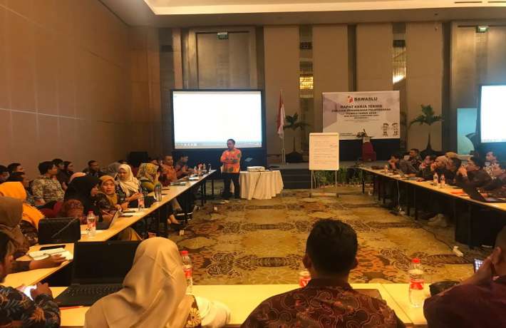 Rapat Kerja Teknis Evaluasi Penanganan Pelanggaran Pemilu Tahun 2019 bagi Bawaslu Kabupaten/Kota 