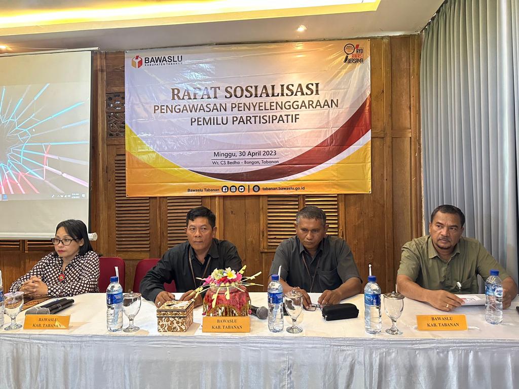 Bawaslu Tabanan Ajak Anak Muda Tumbuhkan Kesukarelawanan Dalam Pengawasan Partisipatif