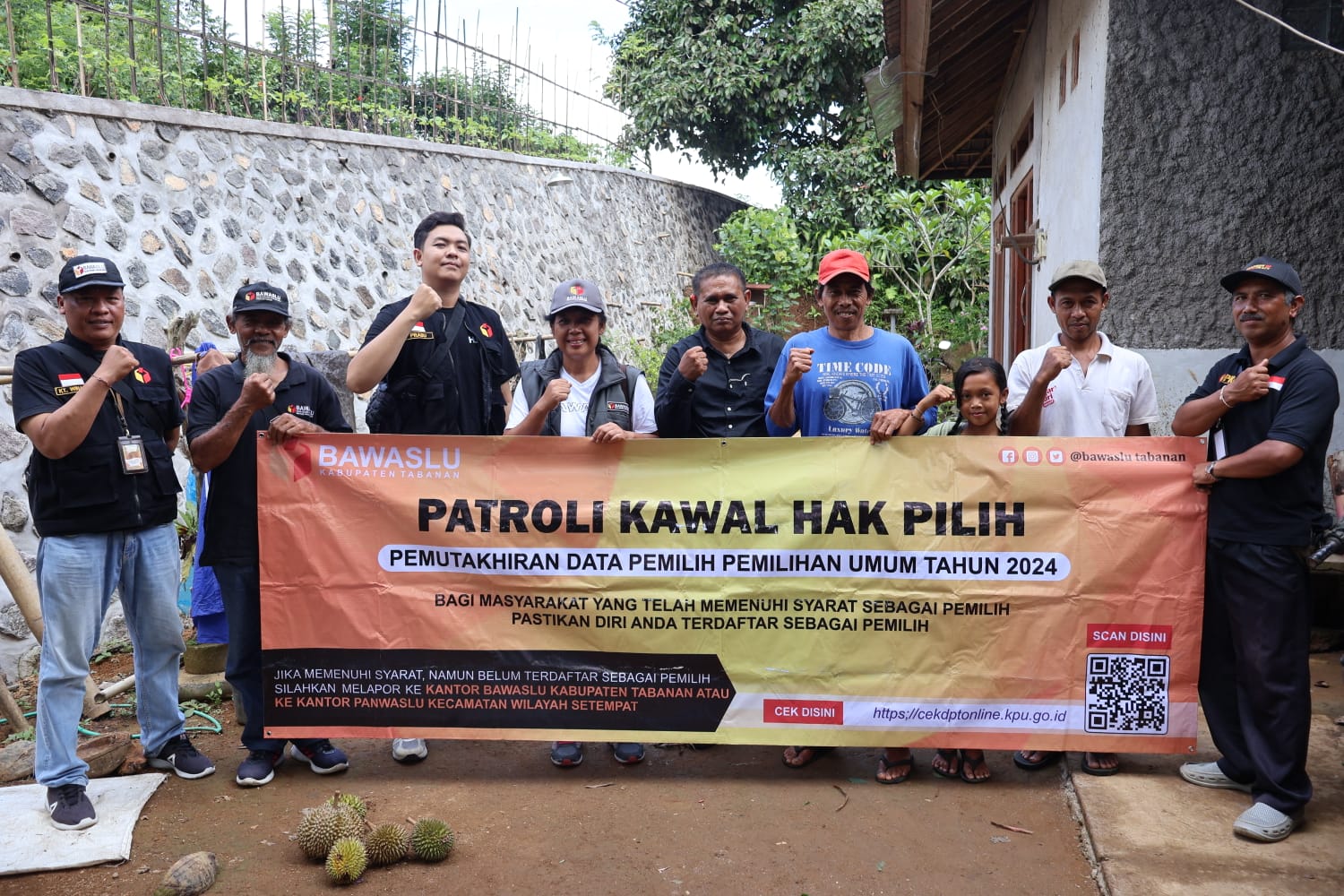 Bawaslu Tabanan Melaksanakan Giat Kawal Hak Pilih ke Kecamatan Pupuan