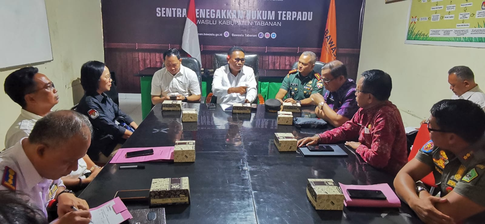 Memasuki Tahapan Penetapan DCT dan menjelang masa Kampanye, Bawaslu Tabanan bersinergi dan berkoordinasi dengan Stakeholder di Tabanan.