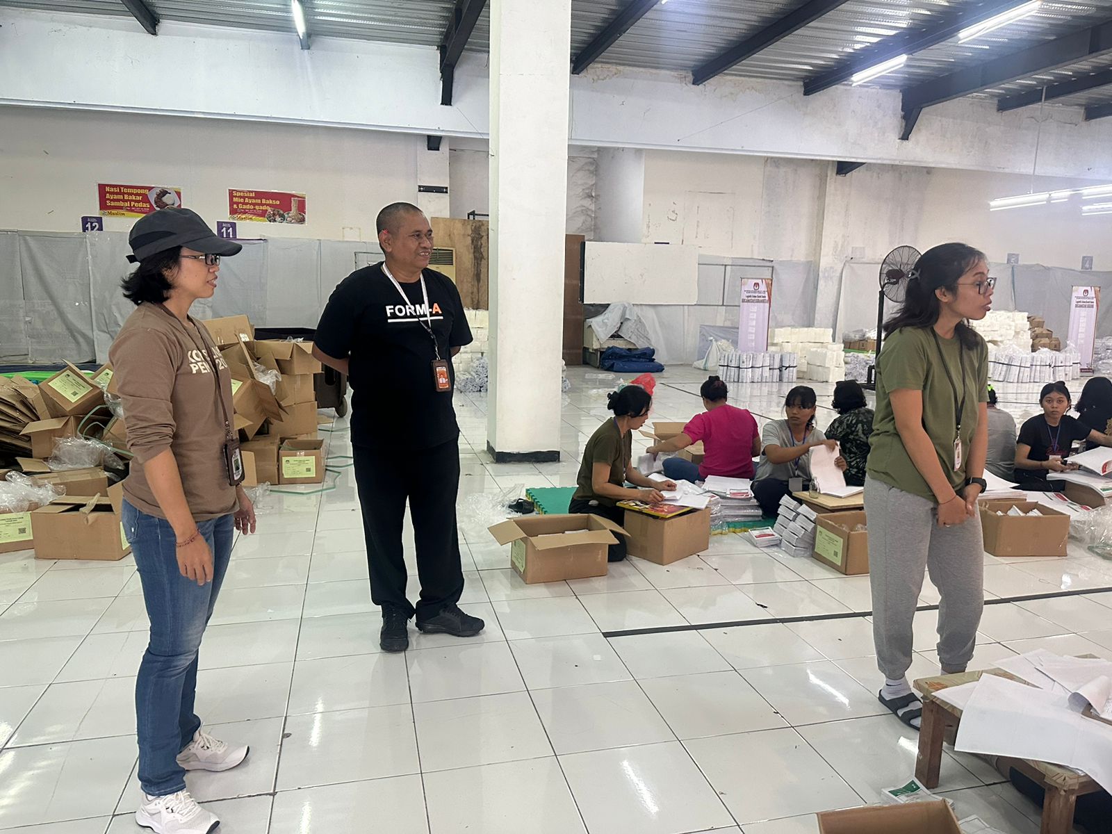 Pengawasan Logistik oleh Bawaslu Kabupten Tabanan