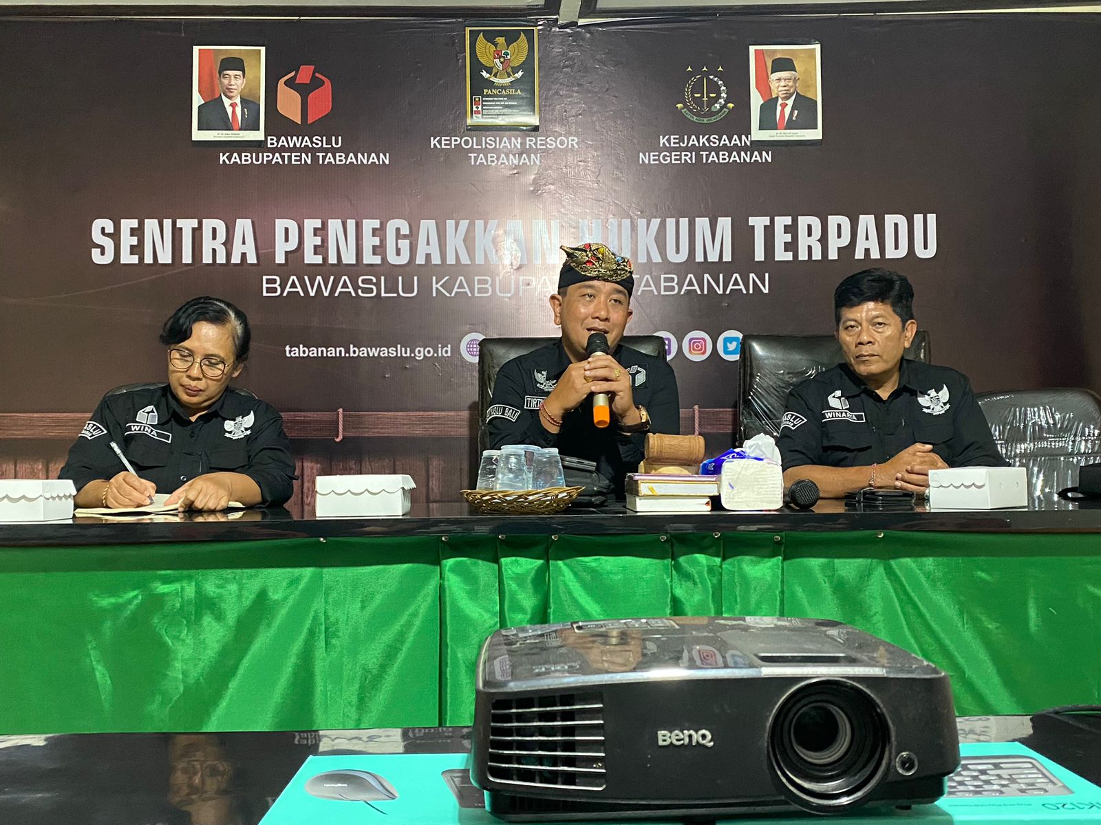 Catur Jaga Merupakan Pilar Dalam Mengawal Demokrasi Pemilihan Serentak Tahun 2024 di Kabupaten Tabanan