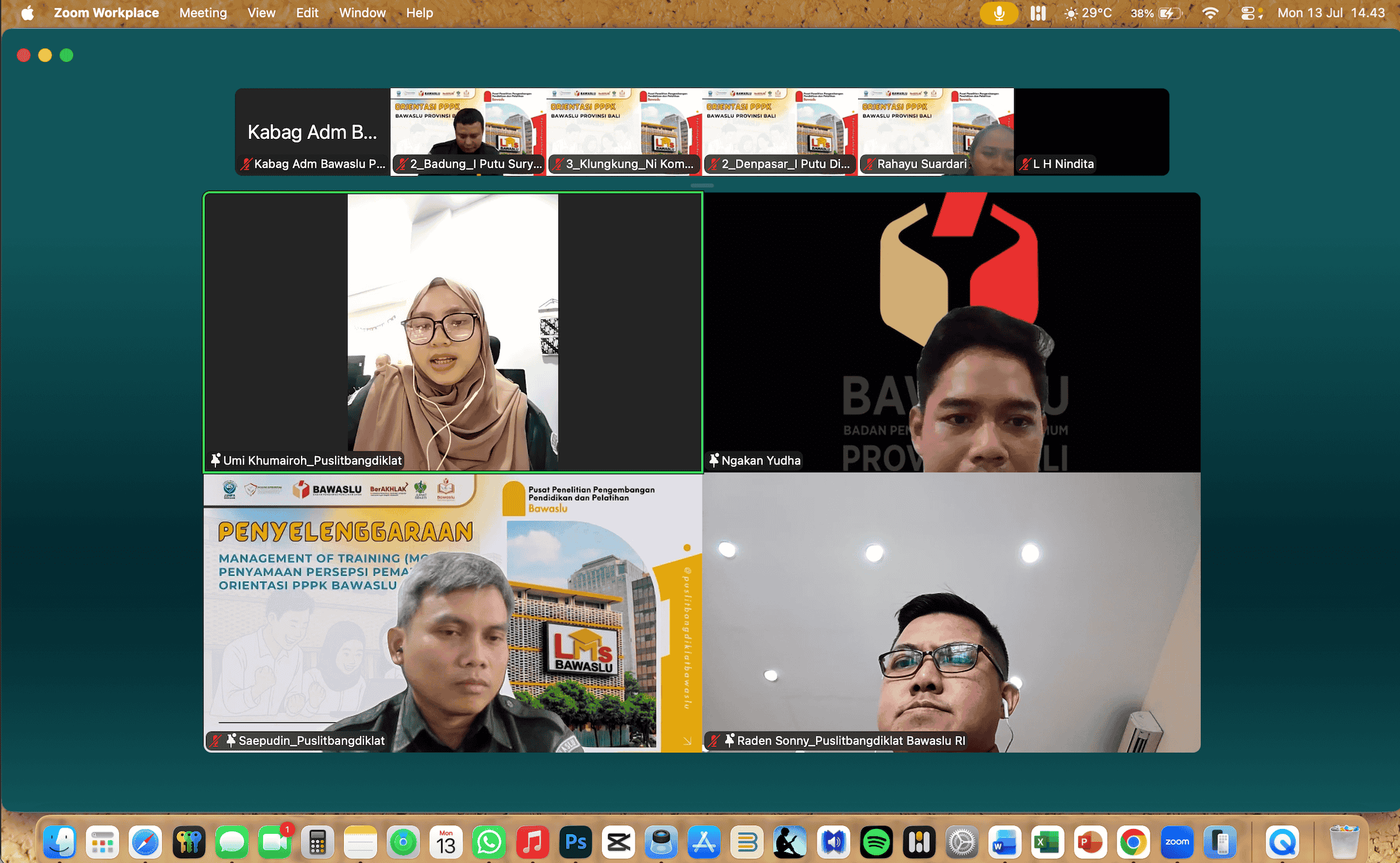 Agenda peningkatan kapasitas, Senin (13/7/2026).