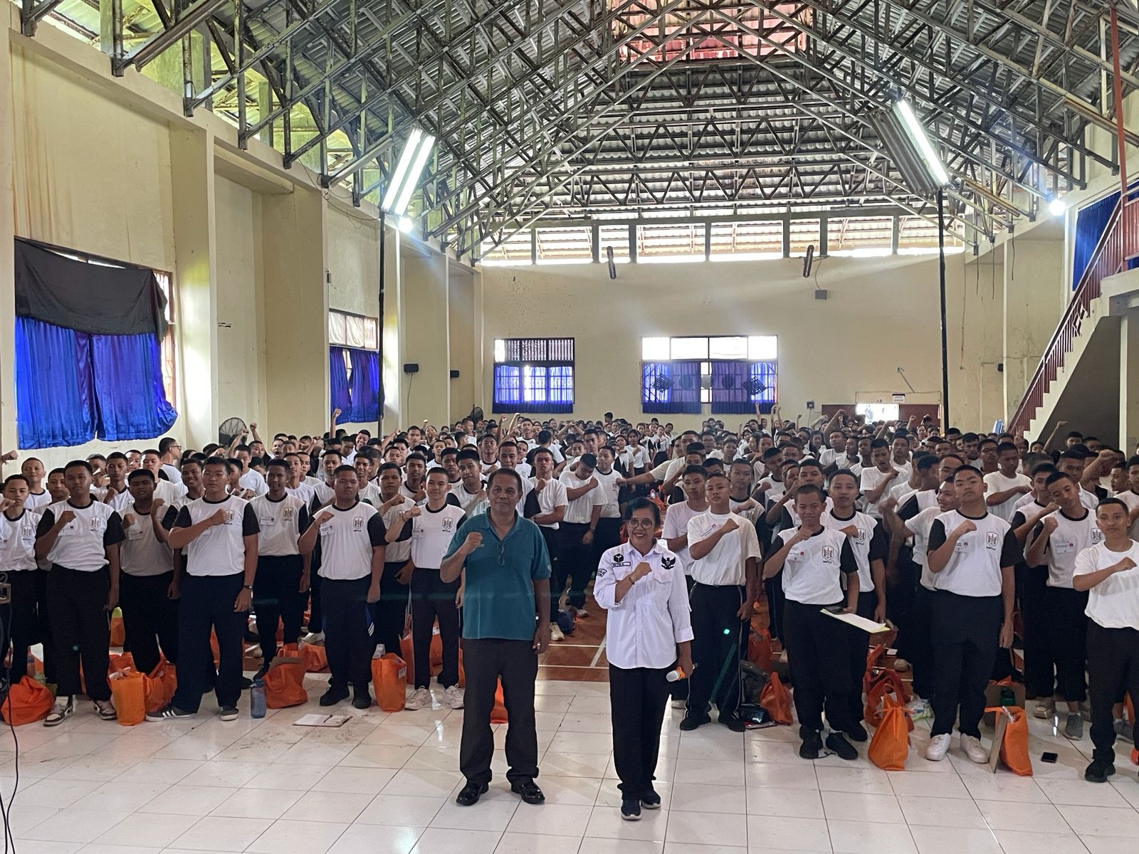 Sosialisasi Pendidikan Demokrasi di MPLS SMA Negeri 1 Tabanan, Rabu (15/7/2026).