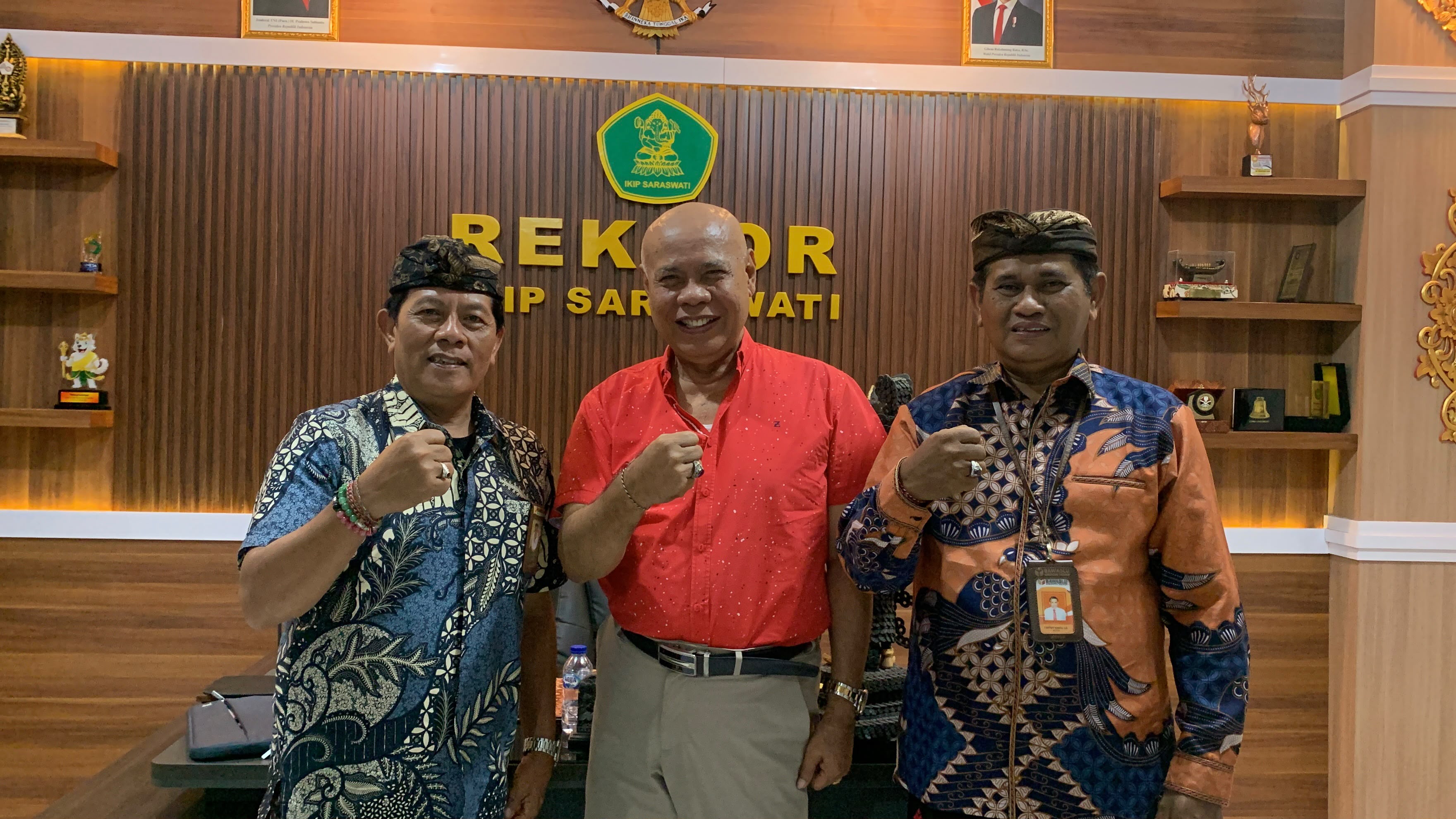 Koordinasi bersama IKIP Saraswati pada Kamis, 30 Juli 2026.