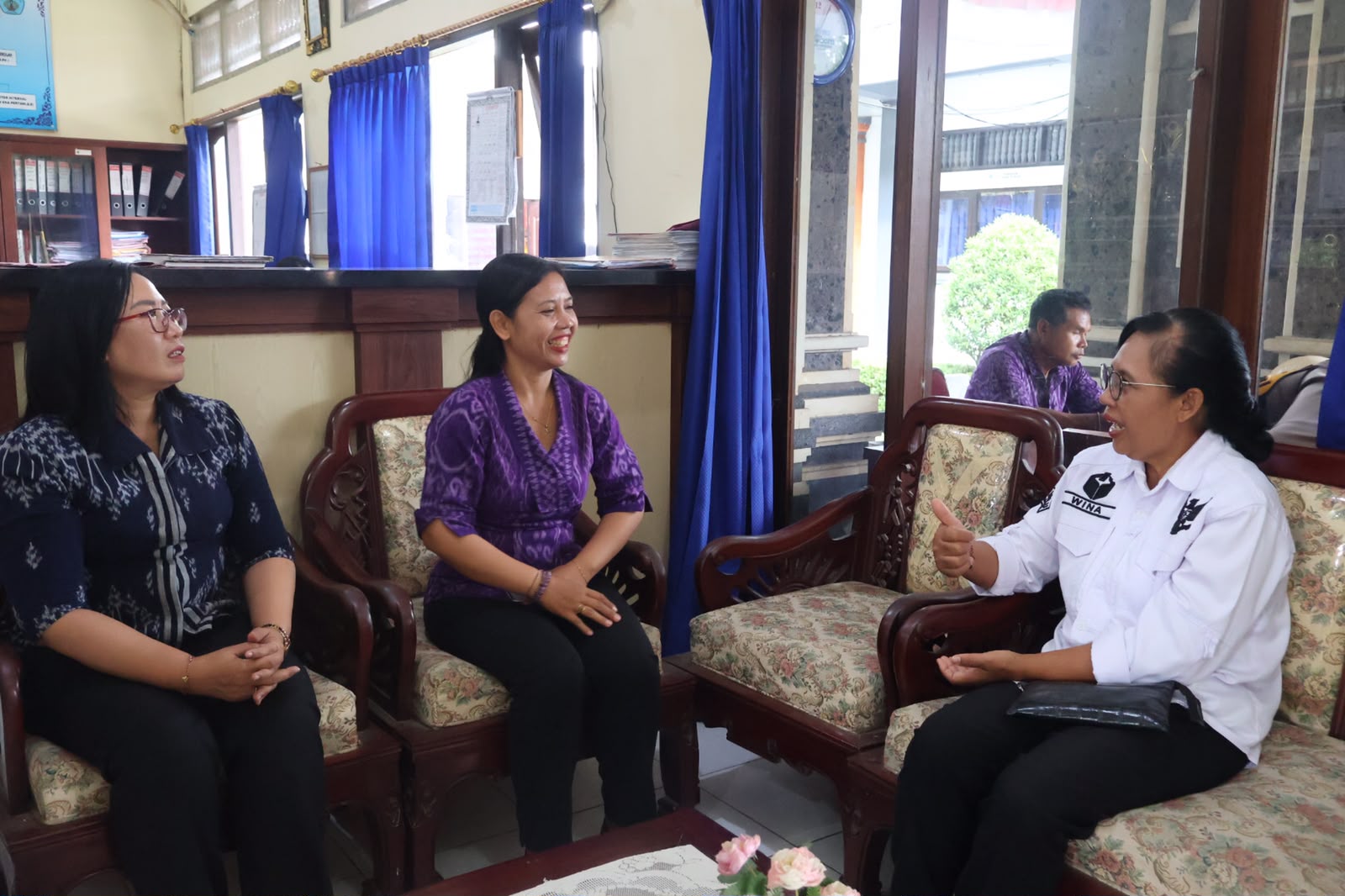 Koordinasi bersama  SMP Negeri 1 Kediri, Rabu (30/9/2026).