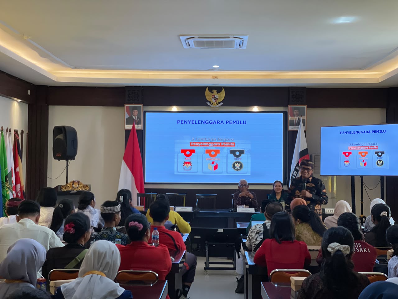 Bimtek Pemilos hari ketiga, di Kantor KPU Kabupaten Tabanan, Kamis (8/10/2026).