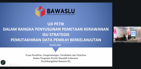 Sosialisasi Uji Petik dalam rangka Riset Pemetaan Kerawanan Isu Strategis PDPB, Selasa (22/9/2026).