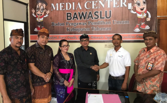 BAWASLU TABANAN RAKOR DENGAN PANWASCAM SE KABUPATEN TABANAN