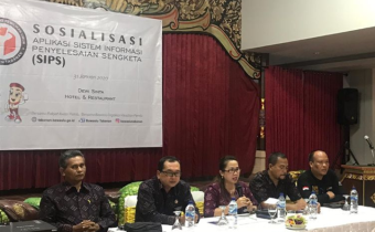 Sosialisasi Aplikasi Sistem Informasi Penyelesaian Sengketa (SIPS) di Kabupaten Tabanan