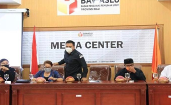 Bawaslu Tabanan menghadiri undangan  “Rapat Kerja Penyamaan Persepsi Penanganan Pelanggaran Untuk Pe