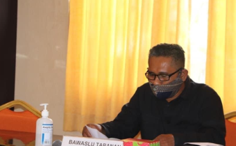 Bawaslu Tabanan menghadiri Rapat Pleno Rekapitulasi Daftar Pemilih Hasil Pemutakhiran dan Penetapan 