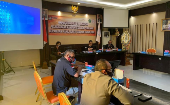 Mengahdiri Rapat Koordinasi Persiapan Pelaksanaan Kampanye dalam Pemilihan Bupati dan Wakil Bupati T