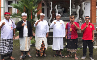 Kunjungi Jajaran Panwaslu Kecamatan Kerambitan, Narta Ingatkan Kerja Gotong Royong