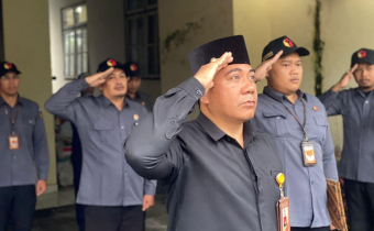 Peringati HUT Republik Indonesia ke-78, Bawaslu Tabanan Laksanakan Upacara Bendera