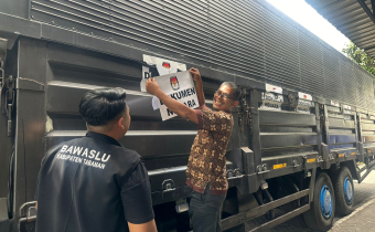 Bawaslu Kabupaten Tabanan mengawasi Pengiriman Surat Suara DPRD Kabupaten Tabanan