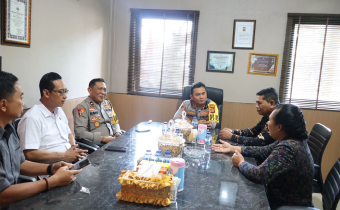 Ciptakan Pilkada Aman, Damai dan Kondusif, Bawaslu Kabupaten Tabanan Gandeng Kepolisian Resor Tabanan