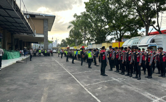Apel Persiapan Distribusi Logistik Pemilu 2024, Bawaslu Kabupaten Tabanan turut hadir di Gudang Logistik KPU Tabanan