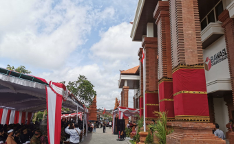 Bawaslu Tabanan menghadiri Serah Terima Penggunaan Gedung Bawaslu Kabupten Badung