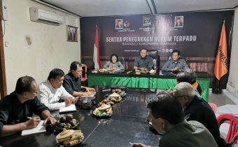 Bawaslu Kabupaten Tabanan melaksanakan Rapat Koordinasi Penerimaan PTPS bersama Ketua Panwaslucam