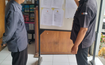 Pengawasan LADK, Bawaslu Tabanan hadir di KPU Tabanan