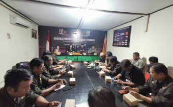 Rapat Koordinasi Penanganan Pelanggaran, Bawaslu Tabanan bersama Panwaslucam se Kabupaten Tabanan 