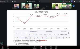 Zoom Meeting yang diselenggarakan Bawaslu RI pada Kamis (16/7/2026