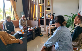 "Kopi Pagi Demokrasi" di Kantor KPU Kabupaten Tabanan, Jumat (24/7/2026).