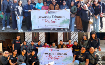 "Bawaslu Peduli" di Kecamatan Penebel, Jumat (14/8/2026).
