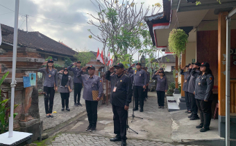 Apel Rutin serta Rapat Koordinasi & Evaluasi Sekretariat pada Senin (27/7/2026).